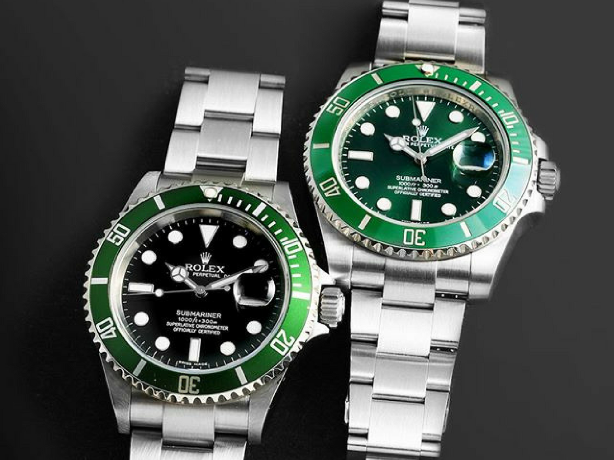 black and green rolex