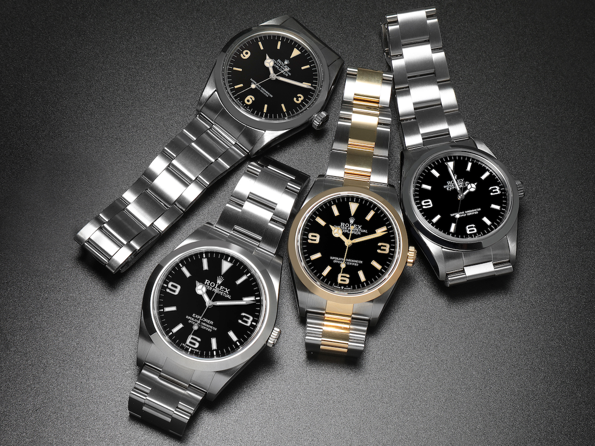 MAD Customized Watches Customized Rolex Explorer I Black SKI Men's Watch at  FORZIERI