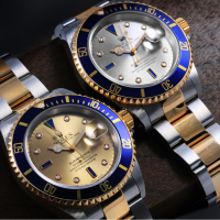 rolex submariner two tone serti dial