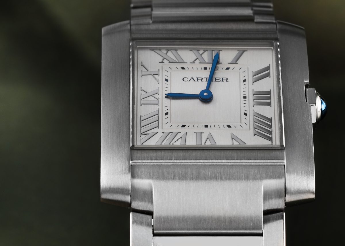 Cartier tank outlet francaise steel