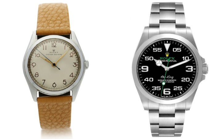 Rolex Air-King ref 4925 and 116900
