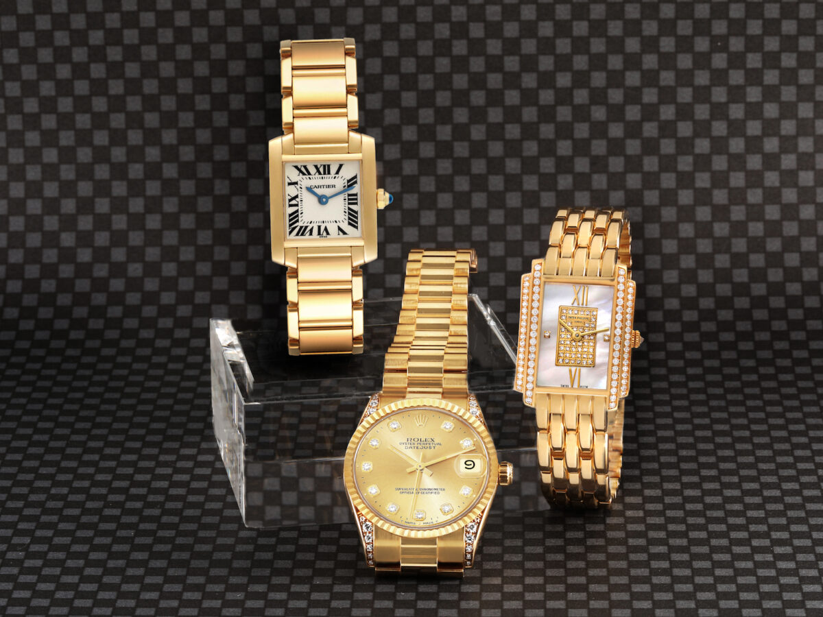 Classic Yellow Gold Ladies Watches