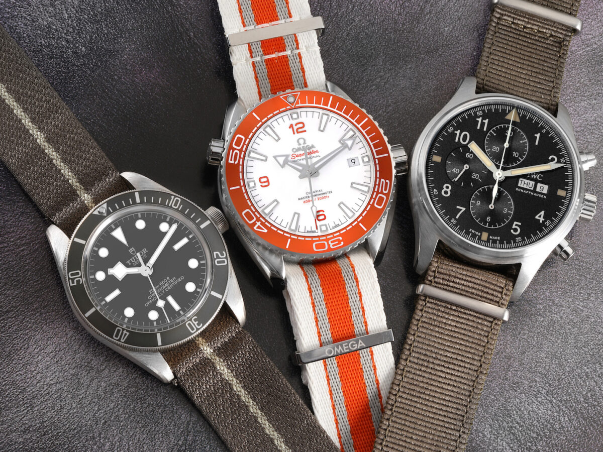 Watches that Rock the NATO Strap - Omega, Tudor and IWC
