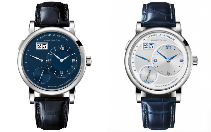 A. Lange & Sohne Lange 1 Daymatic White Gold Watches 