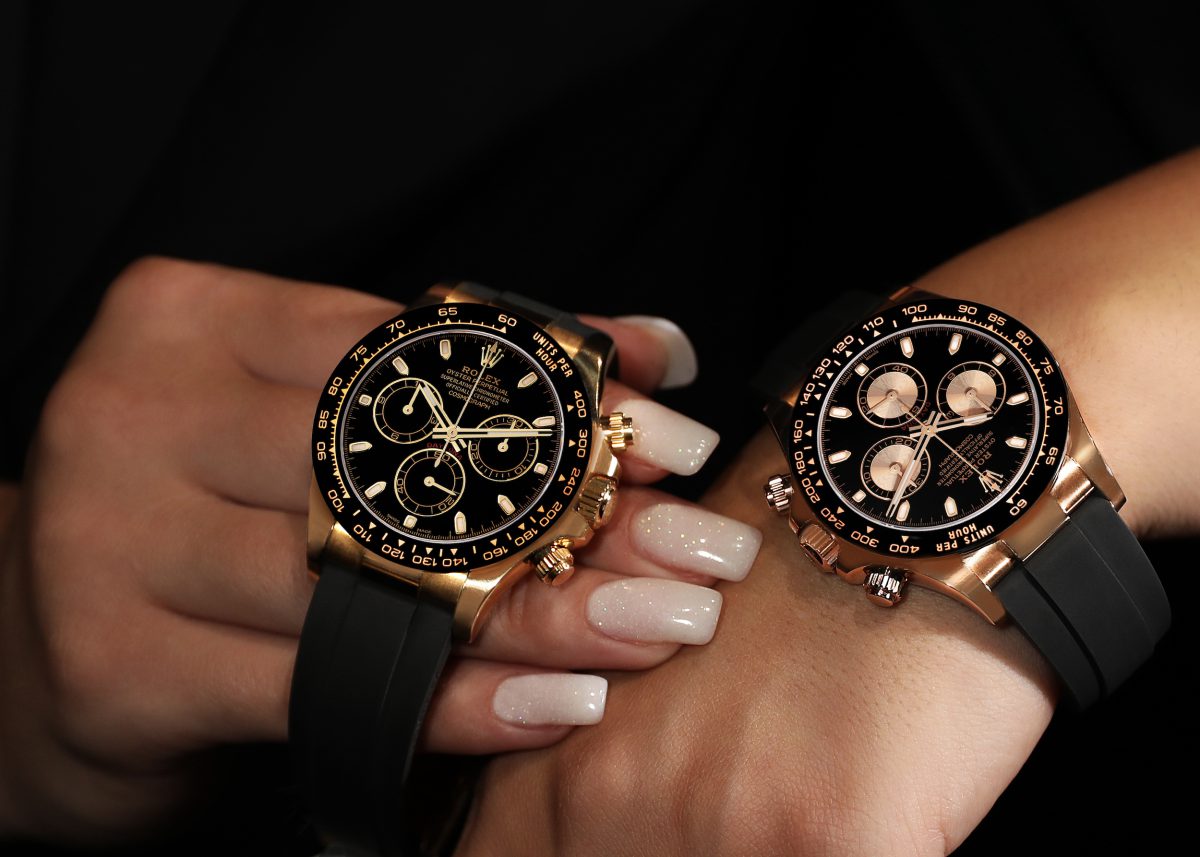 Rolex Daytona Yellow Gold and Everose Gold Oysterflex Models