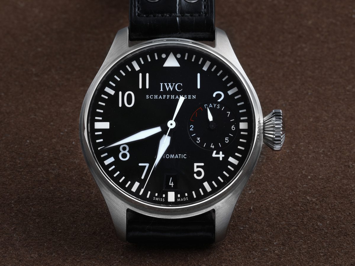 IWC Big Pilots 46mm Black Dial Automatic Steel Mens Watch IW500401