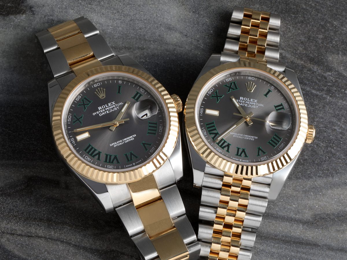 ROLEX DATEJUST WIMBLEDON WATCHES