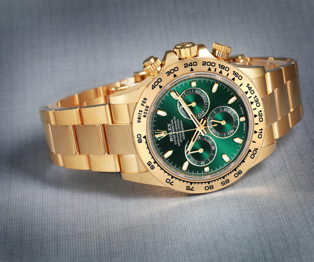 Rolex Daytona Yellow Gold Green Dial 116508 i