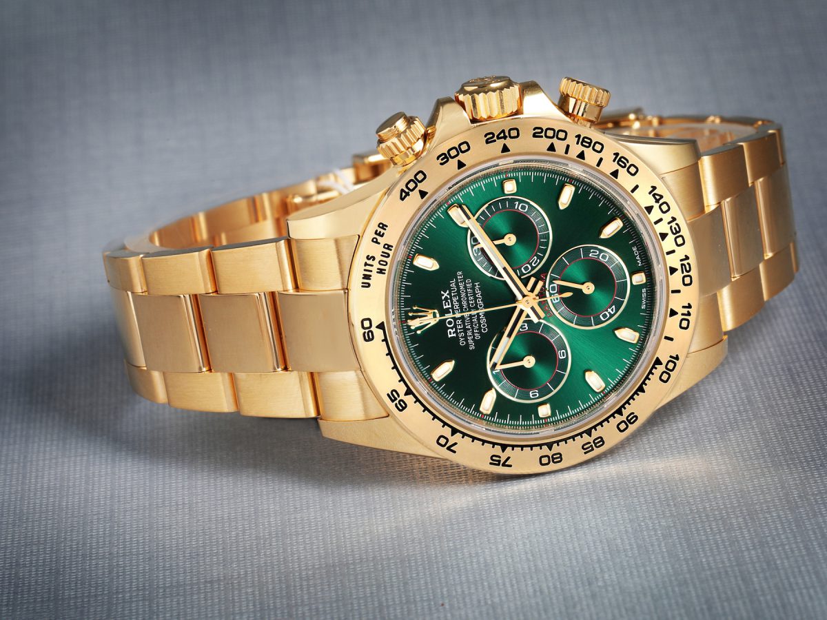 Rolex Daytona Yellow Gold Green Dial "John Mayer" 116508