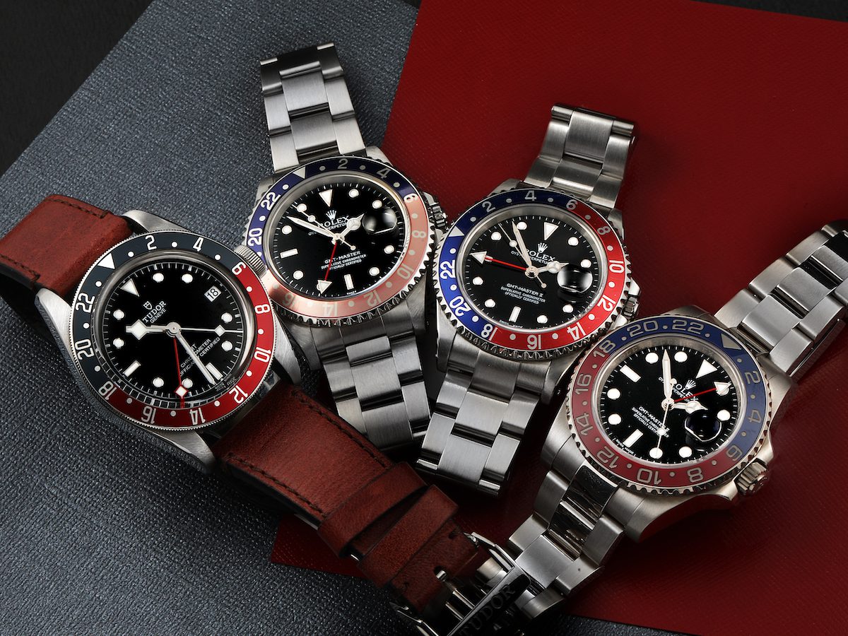 Rolex GMT Master II Pepsi and Tudor Black Bay GMT