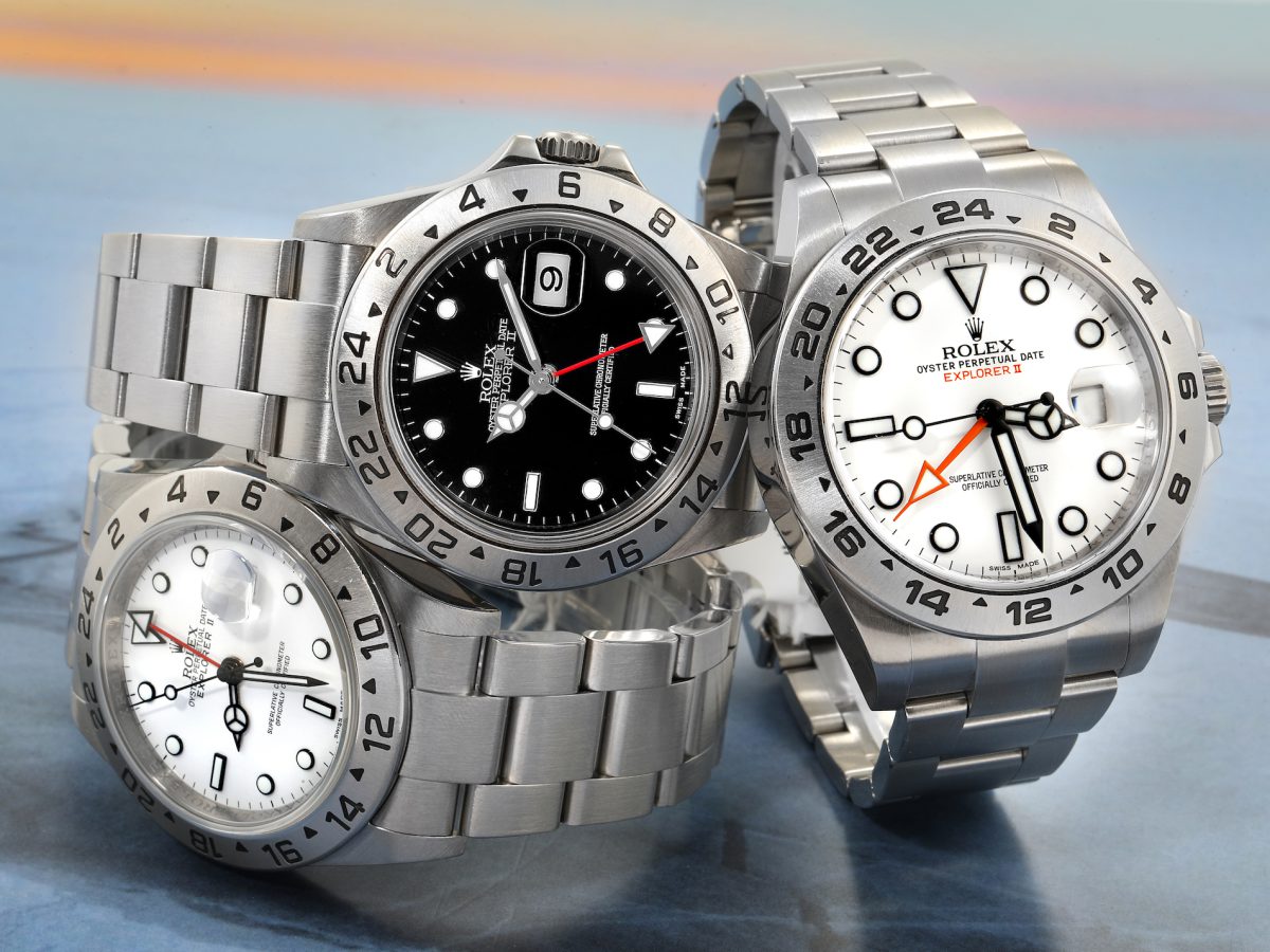 Rolex Explorer II White and Black Dial Watches