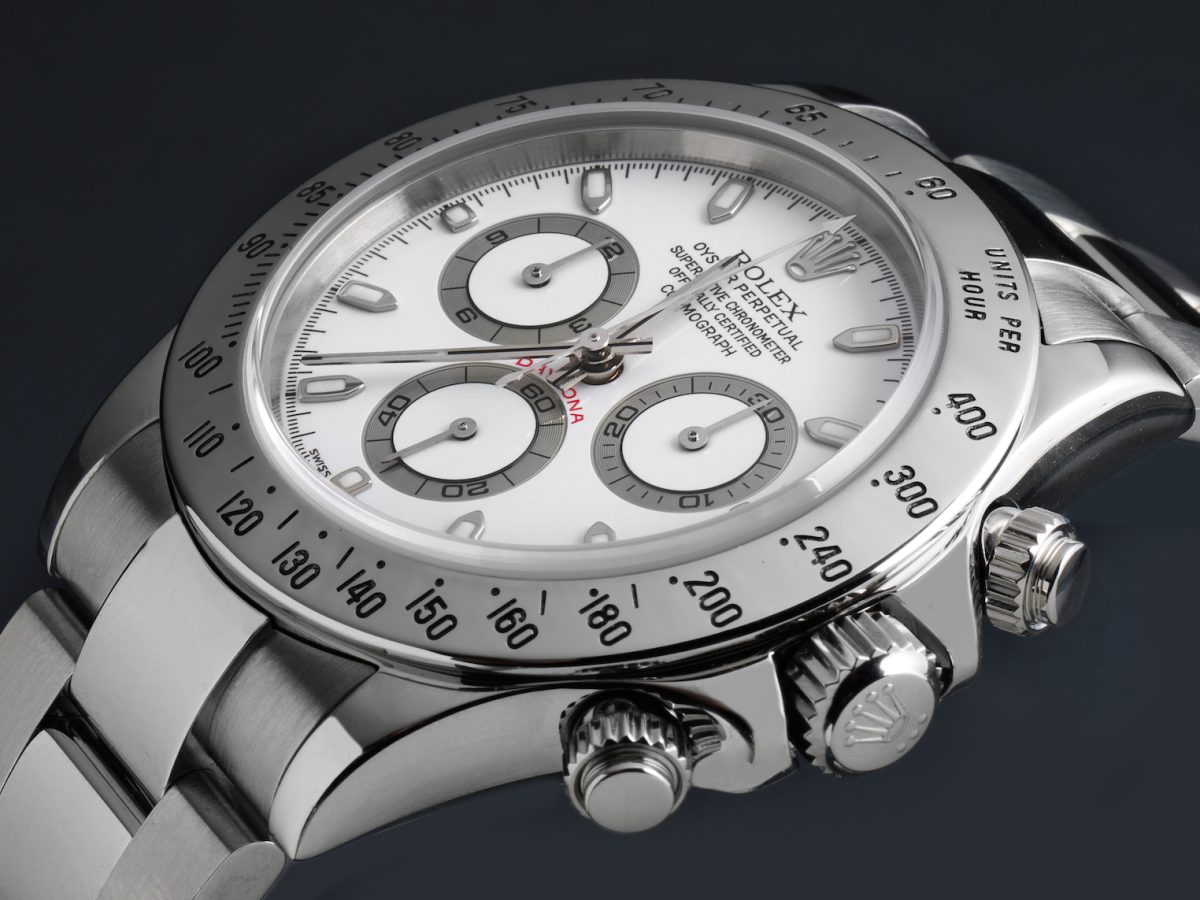 Rolex Daytona in steel