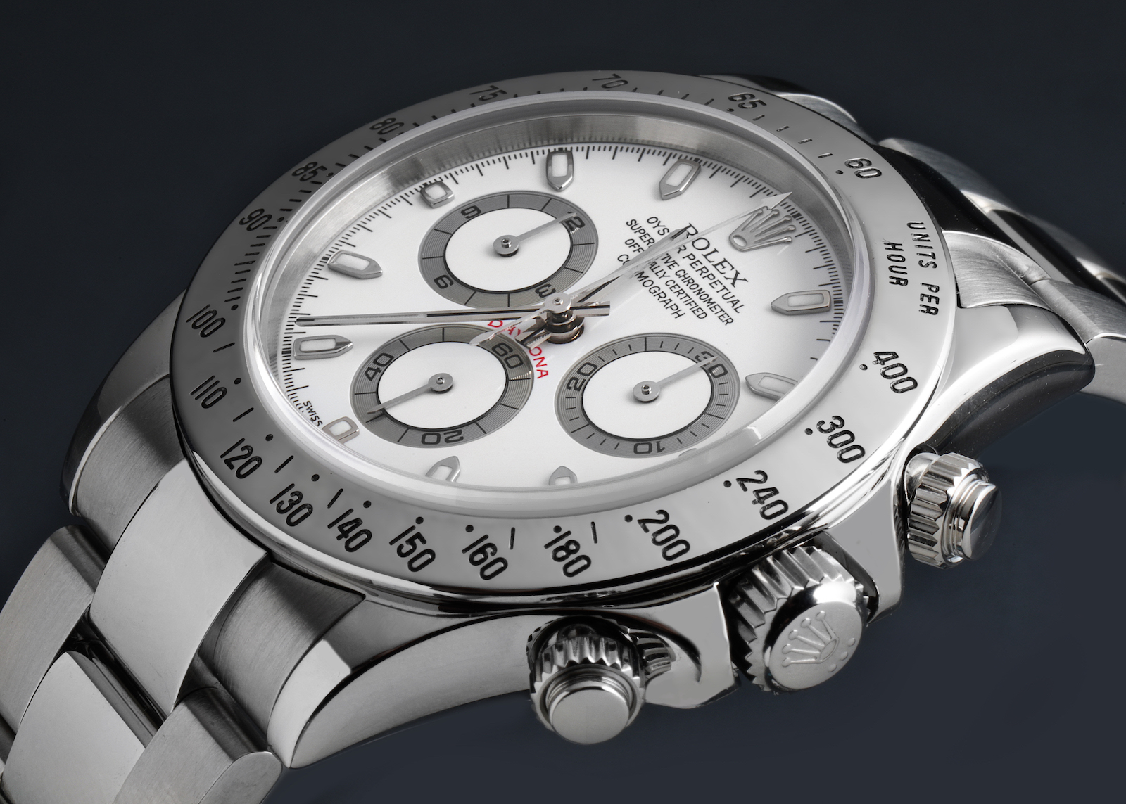 Rolex Daytona in steel