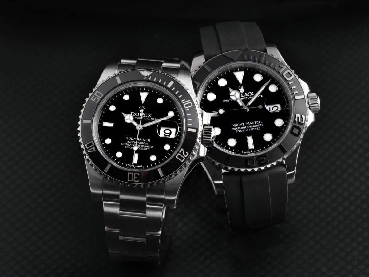 Rolex Submariner Ceramic Bezel and Rolex Yachtmaster White Gold