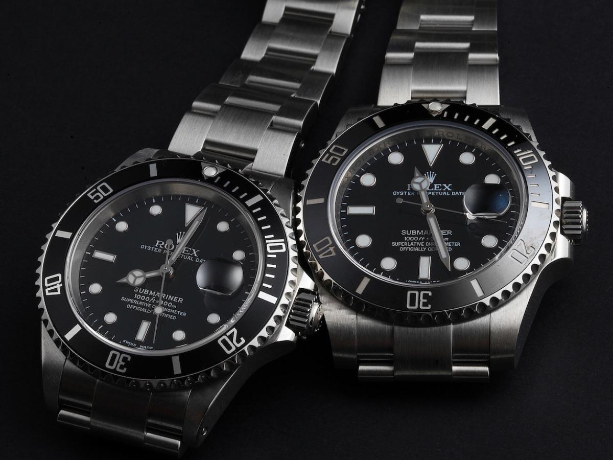 Rolex Submariner 16610 and 116610