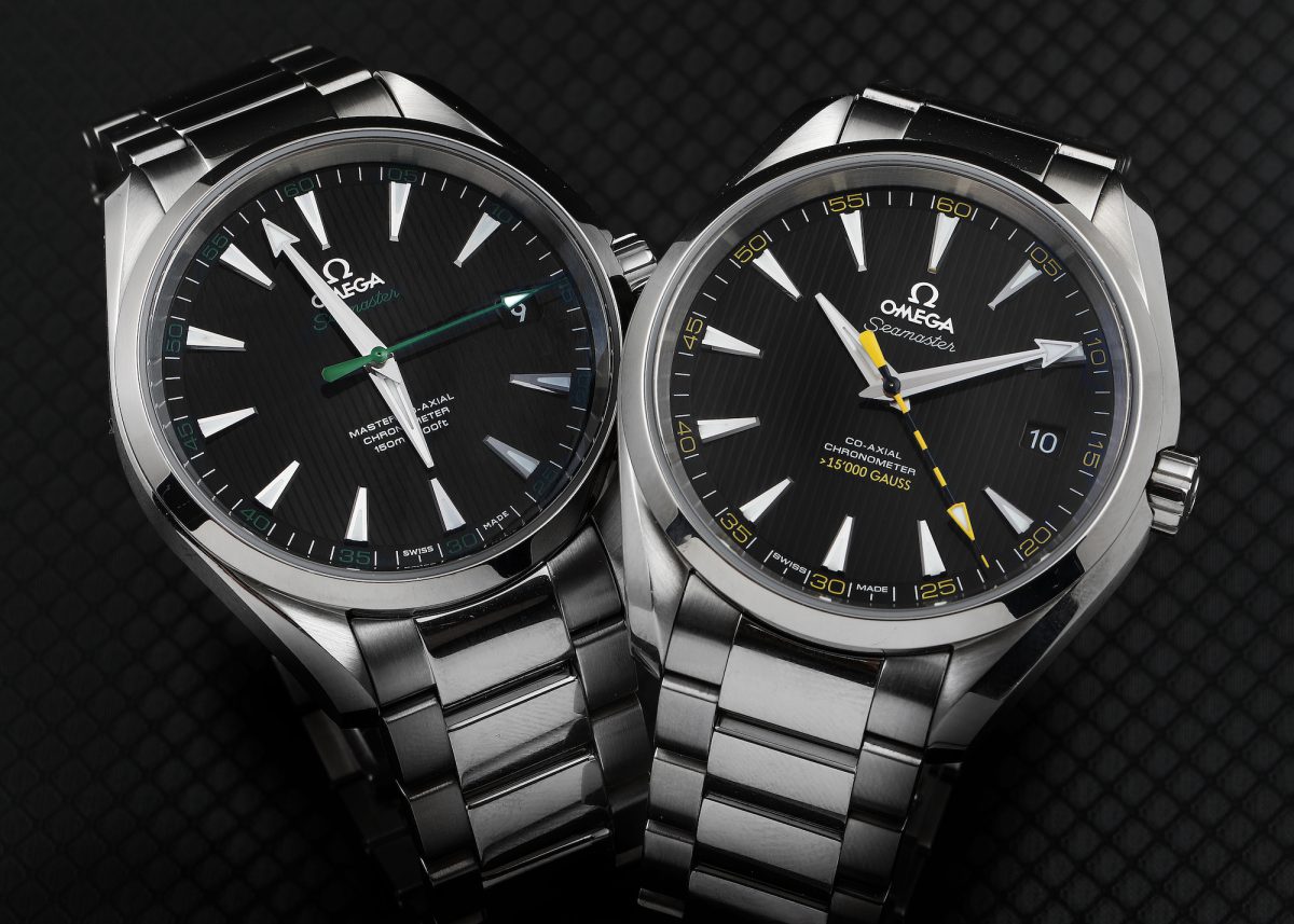 Omega Aqua Terra >15,000 Gauss and Omega Seamaster Aqua Terra Golf Edition