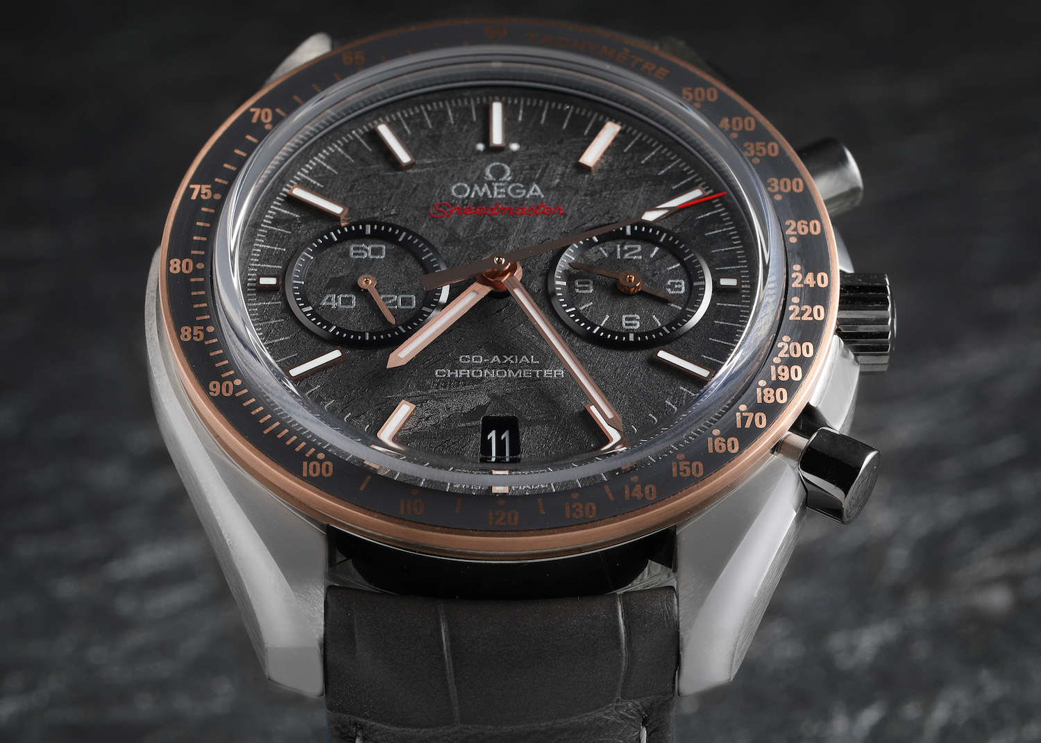 Omega Speedmaster Grey Side Meteorite