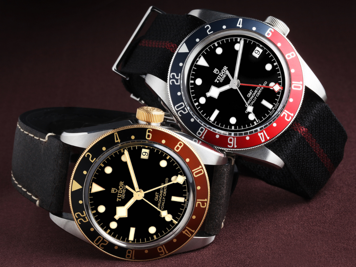 Tudor Black Bay GMT Pepsi Steel and Steel Yellow Gold Watches