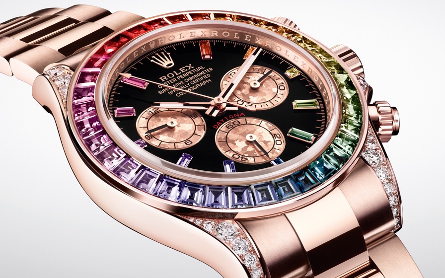 Rainbow daytona rolex price sale