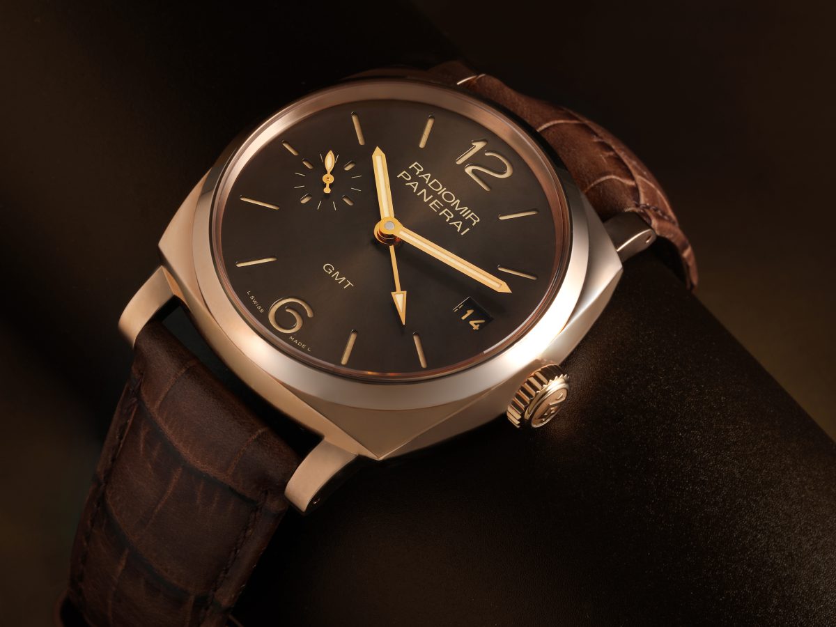 Panerai Radiomir 1940 3 Days GMT Oro Rosso 18k Rose Gold Watch PAM00570