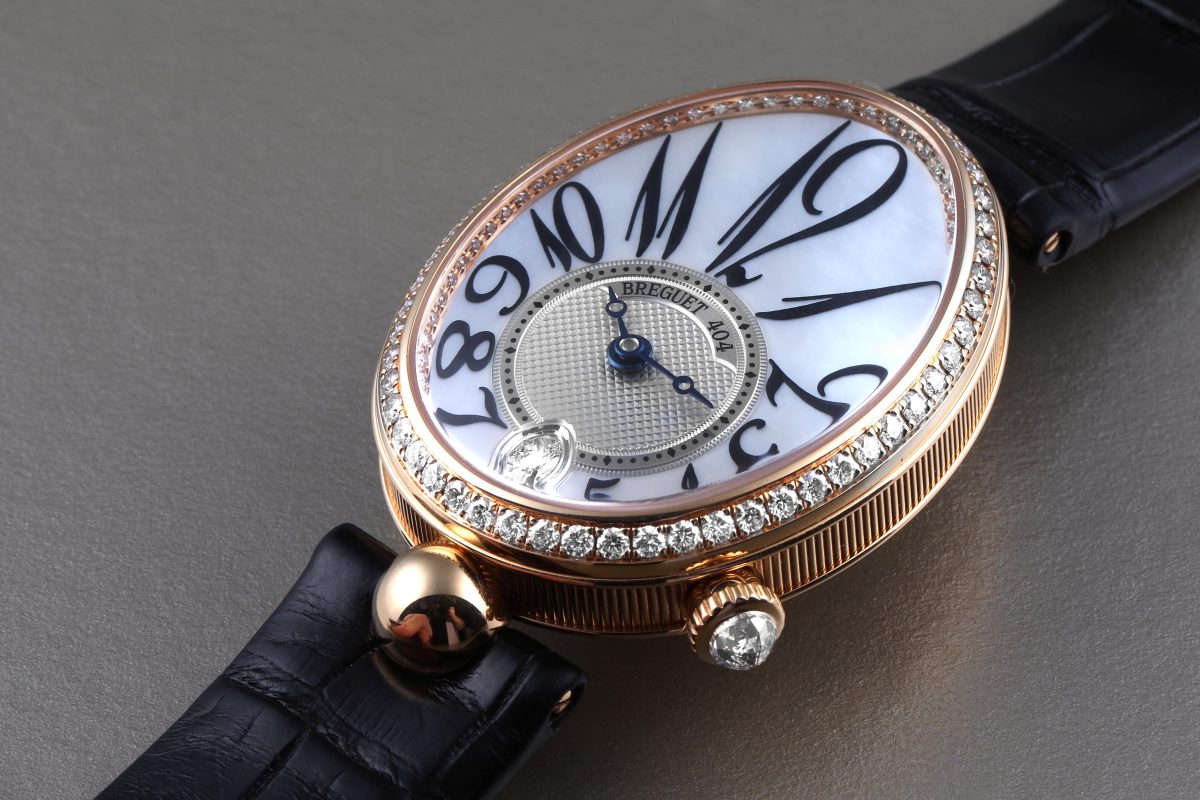 Breguet Reine de Naples Rose Gold MOP Diamond Ladies Watch 8818