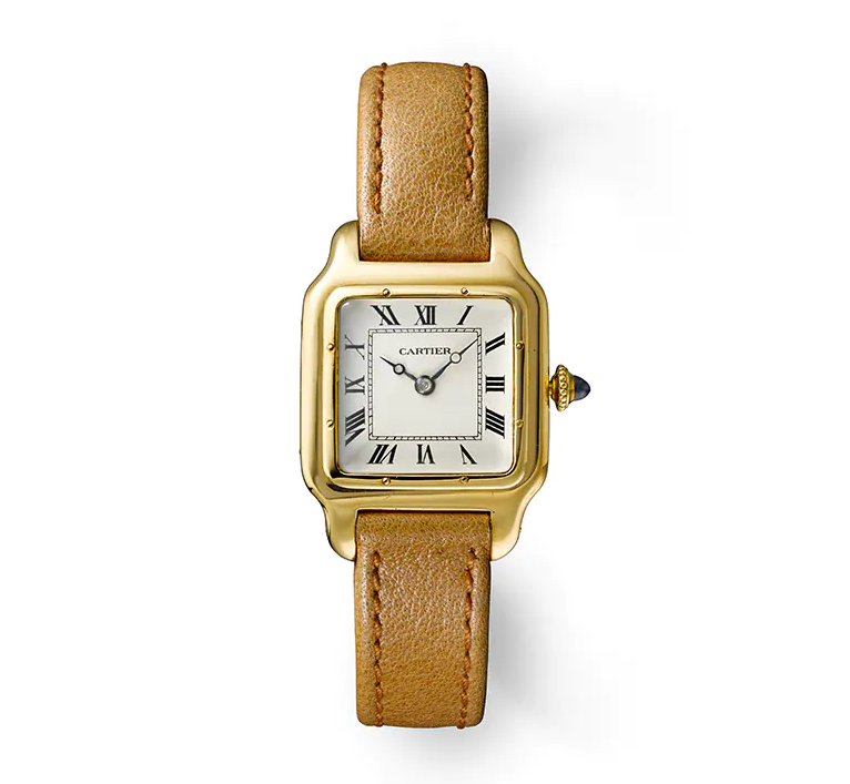 The 1912 Cartier Santos-Dumont, one of the first Santos wristwatches (photo: Cartier)