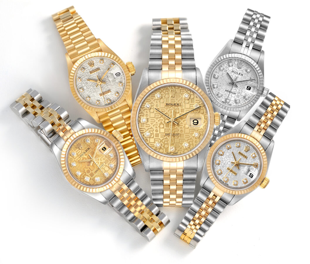 Rolex Datejust Steel and Gold Ladies Watches