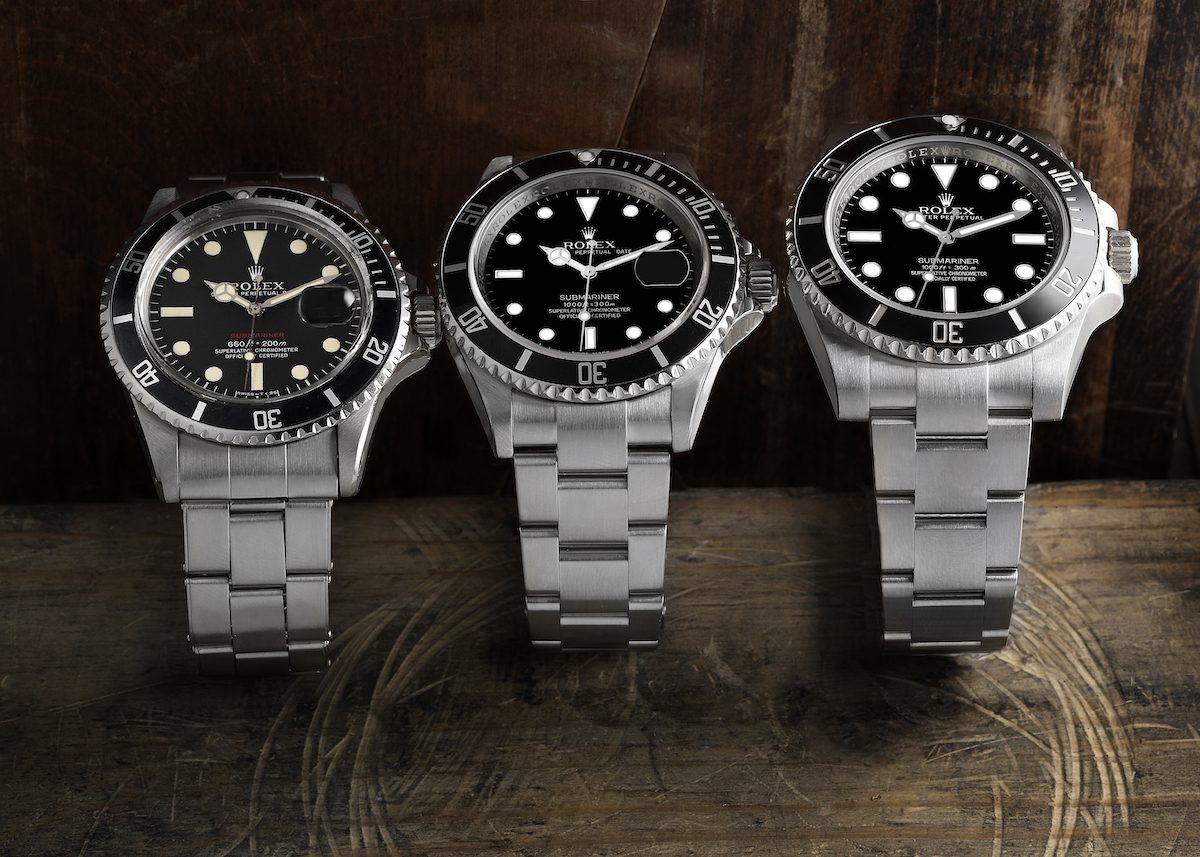 Rolex Submariner Steel Models - ref 1680, 16610 and 124060