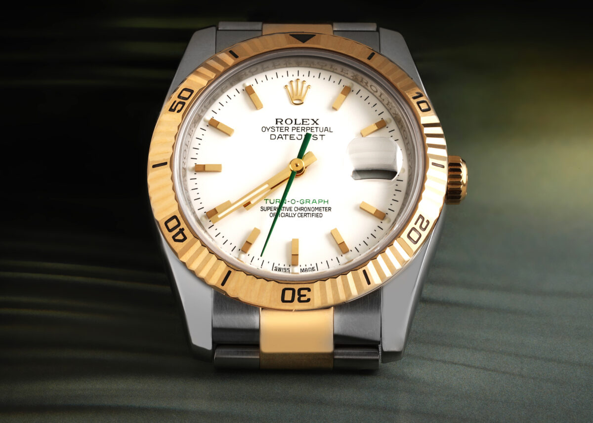 Rolex Turnograph Datejust Steel Yellow Gold Japan Limited Edition Mens Watch 116263