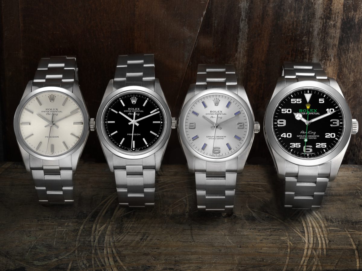 Rolex Air-King Generations 5500, 14000, 114200, 116900