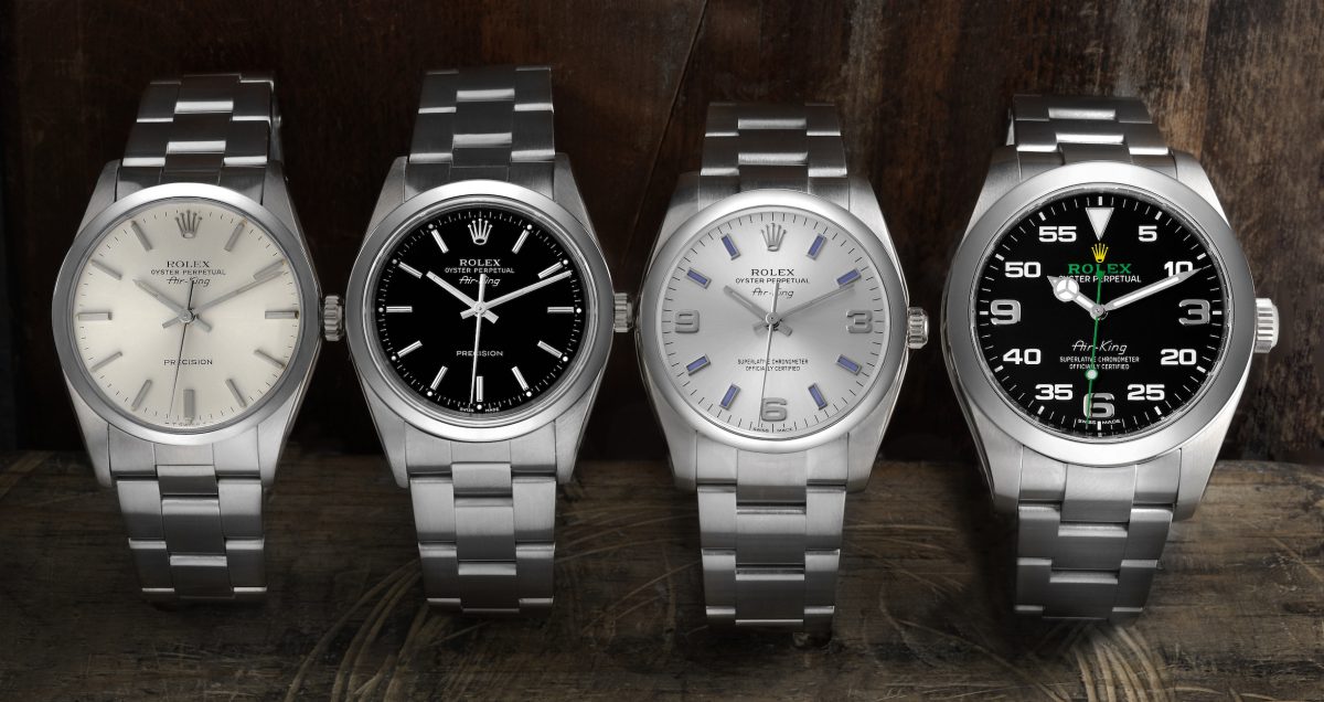 Rolex Air-King Generations 5500, 14000, 114200, 116900 copy