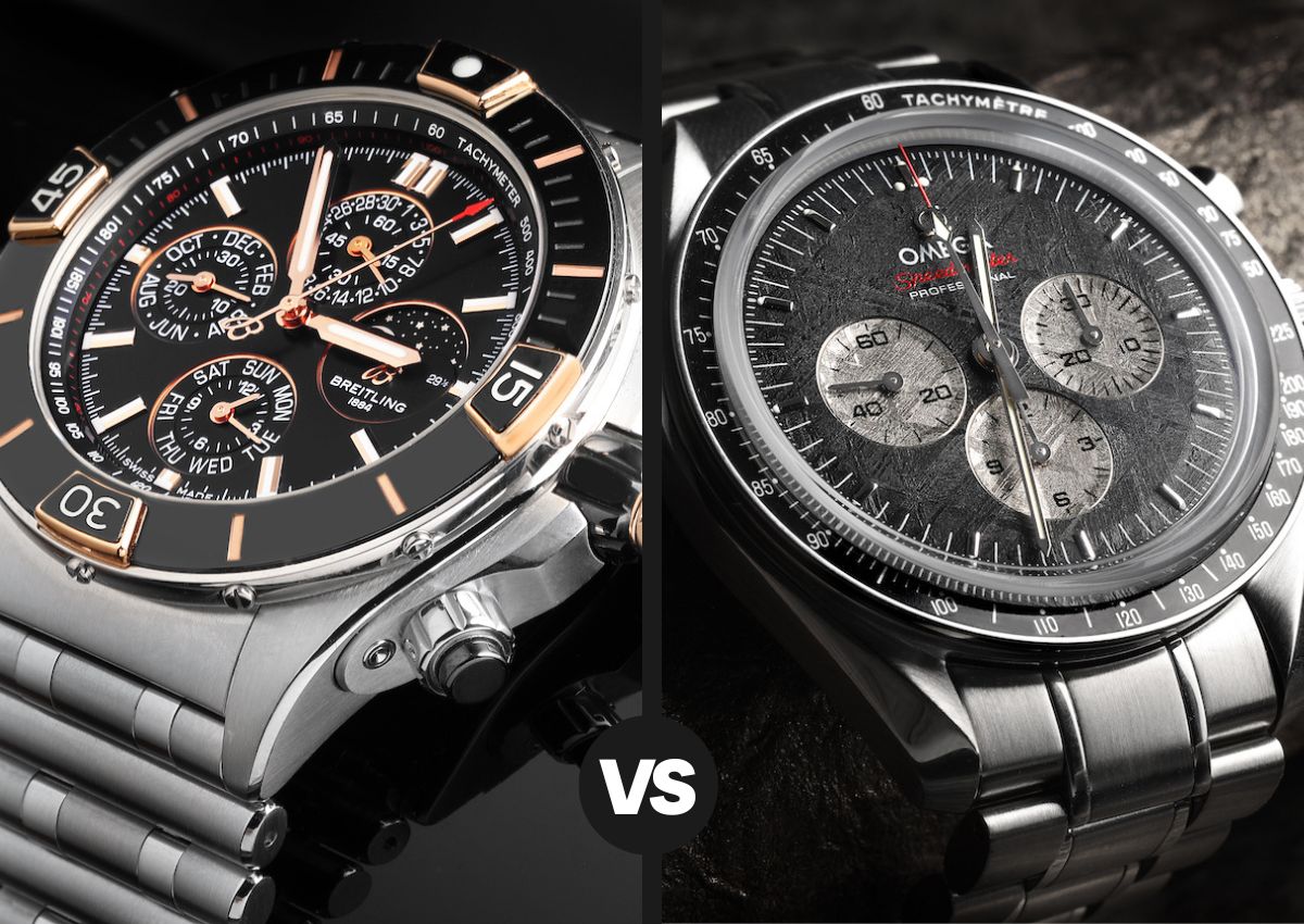 Breitling vs omega vs tag heuer sale