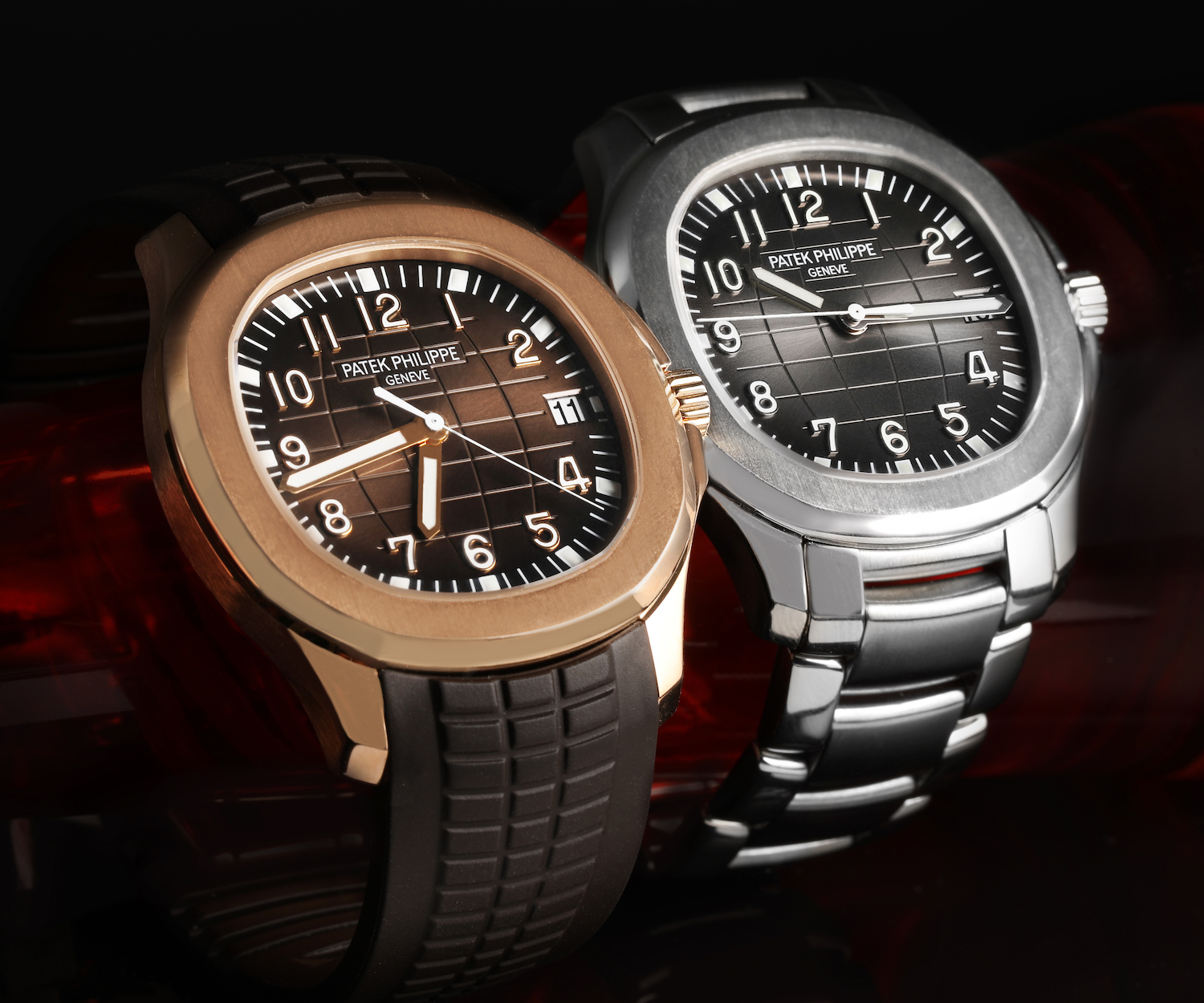 Patek Philippe Aquanaut Rose Gold ans Steel Watches