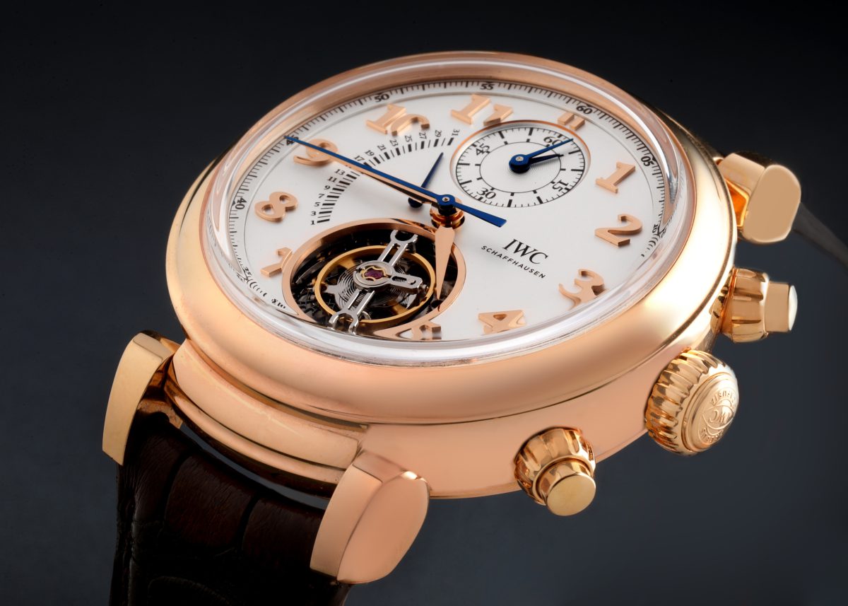 IWC Da Vinci Tourbillon Retrograde Flyback Chronograph Rose Gold Watch IW393101