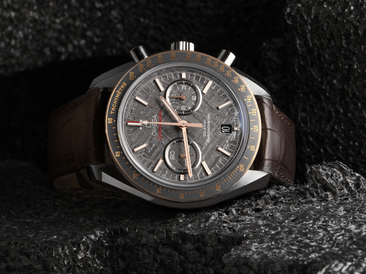 Omega Speedmaster Grey Side of the Moon Meteorite Ceramic Mens Watch 311.63.44.51.99.001