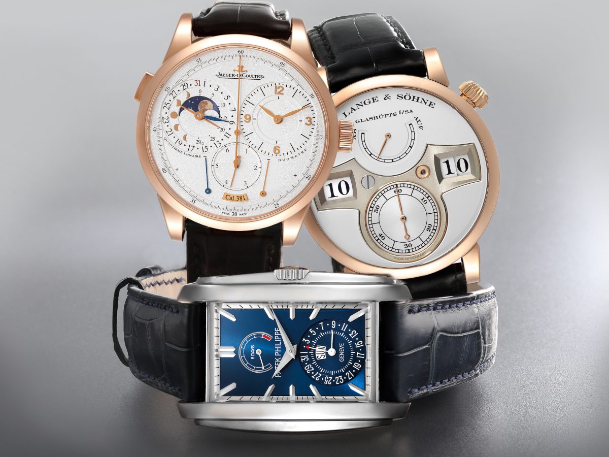 Power Reserve Watches - Jaeger LeCoultre, A Lange & Sohne, Patek Philippe