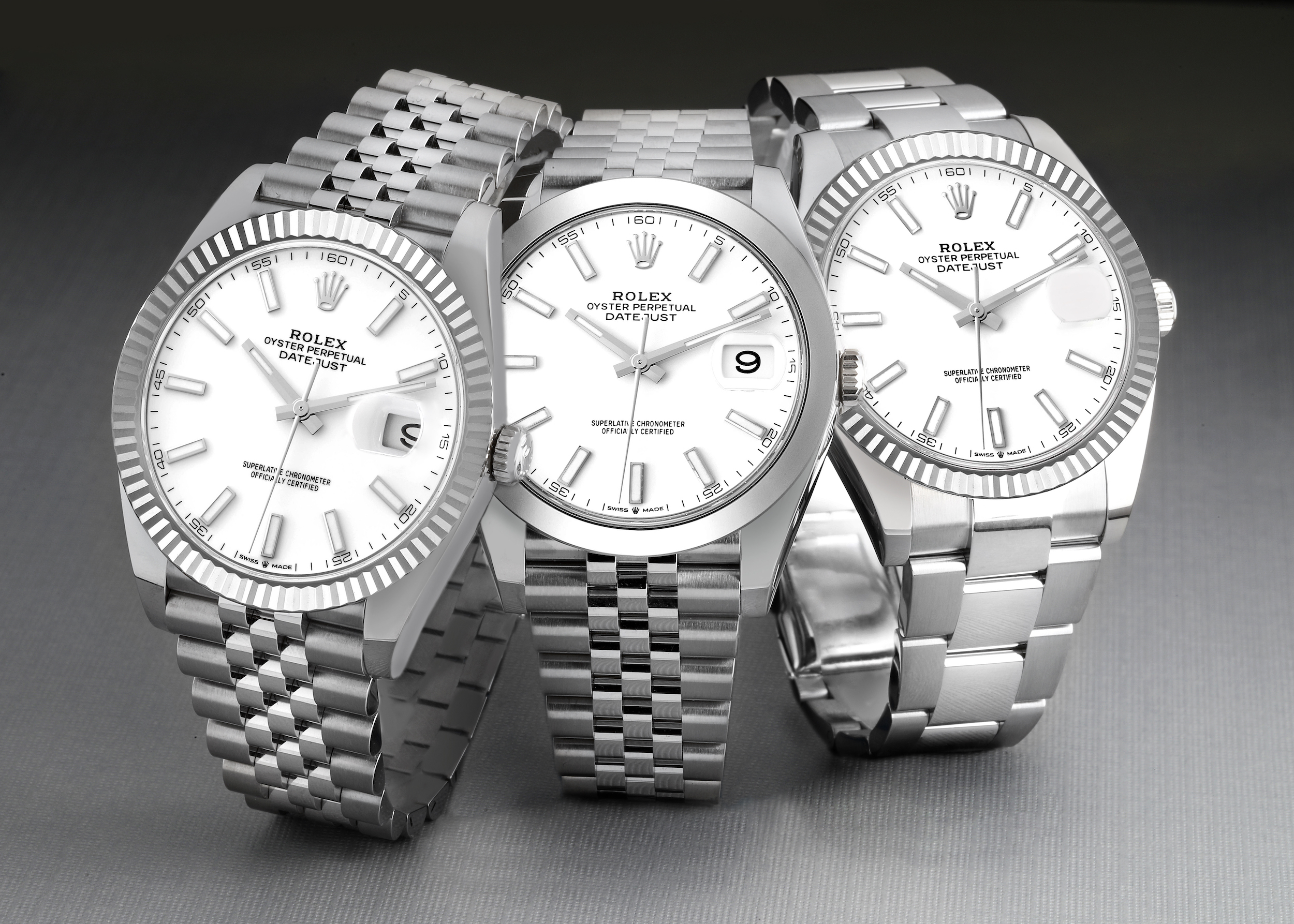 Rolex Datejust 41 White Dials