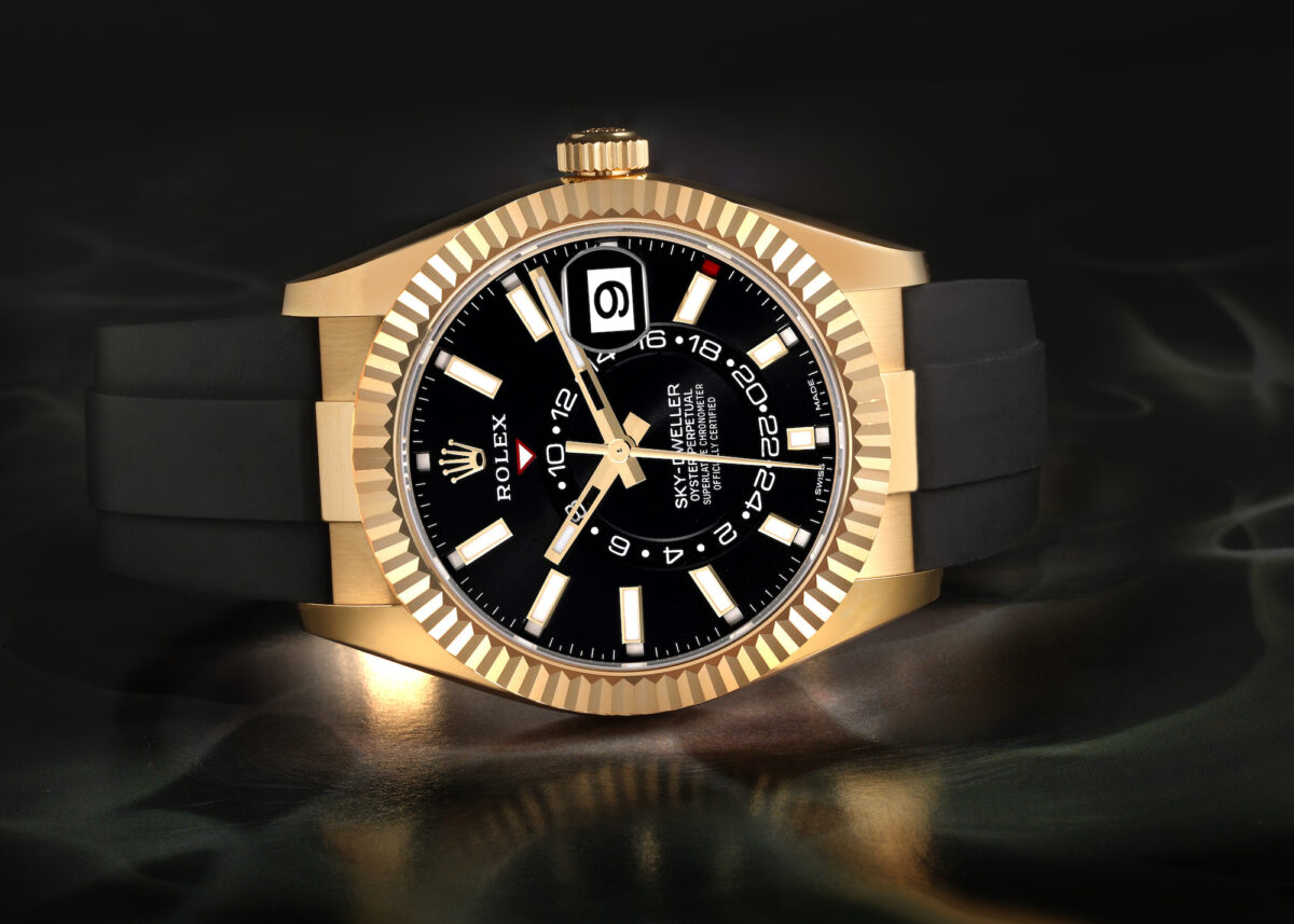 Gold and black watches best sale