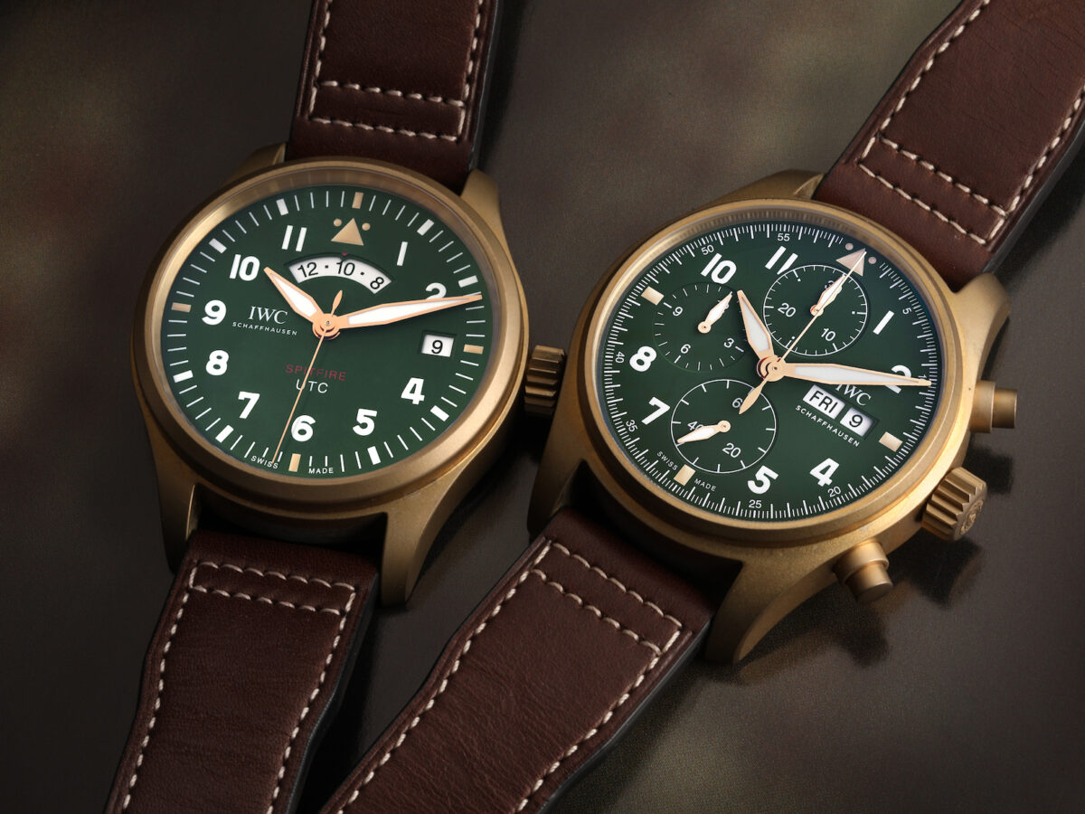 IWC Pilot's Watch Spitfire UTC and Chrongraph Bronze Watches