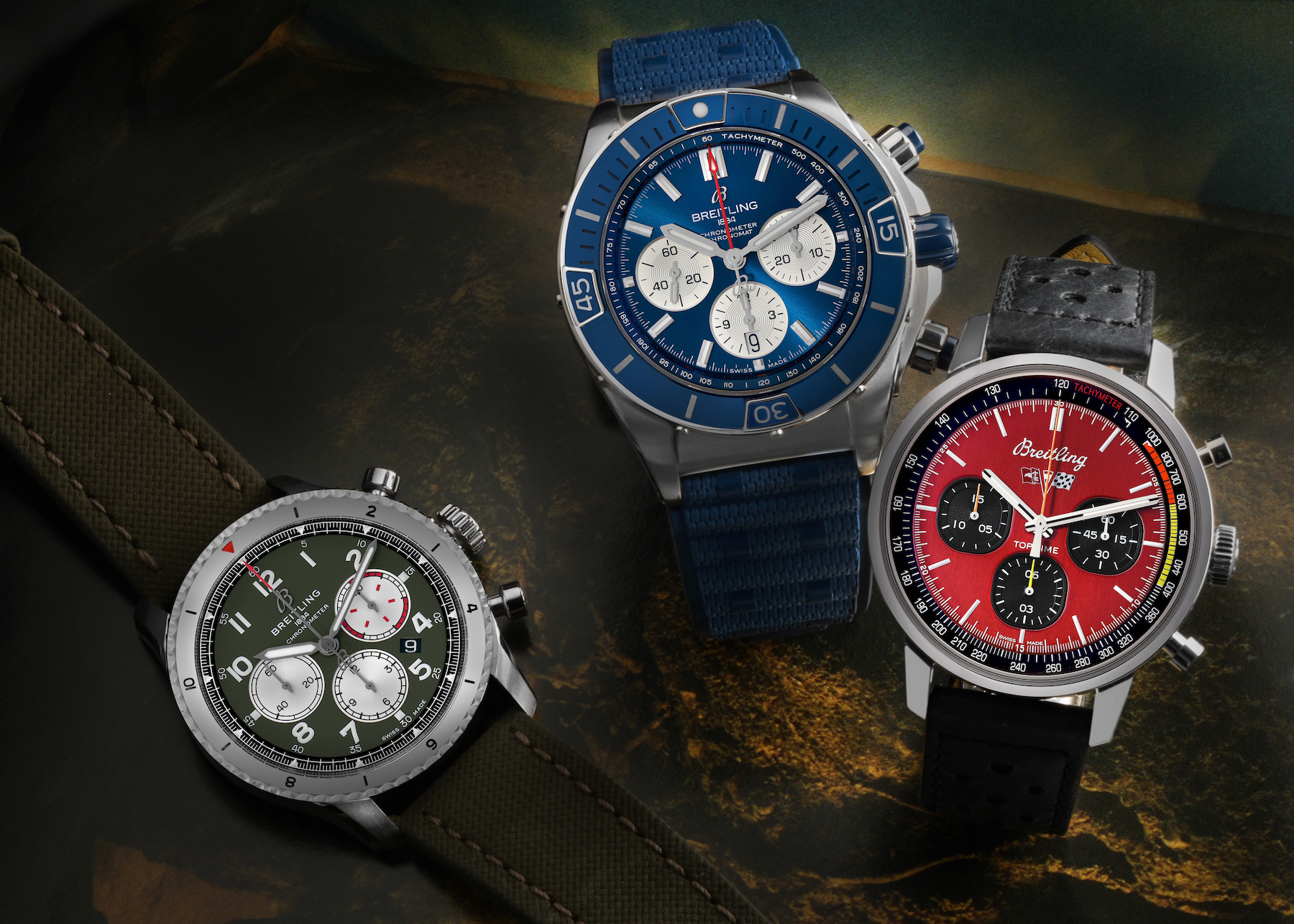 Modern Breitling Chronographs - Chronomat, Aviator, and Top Time