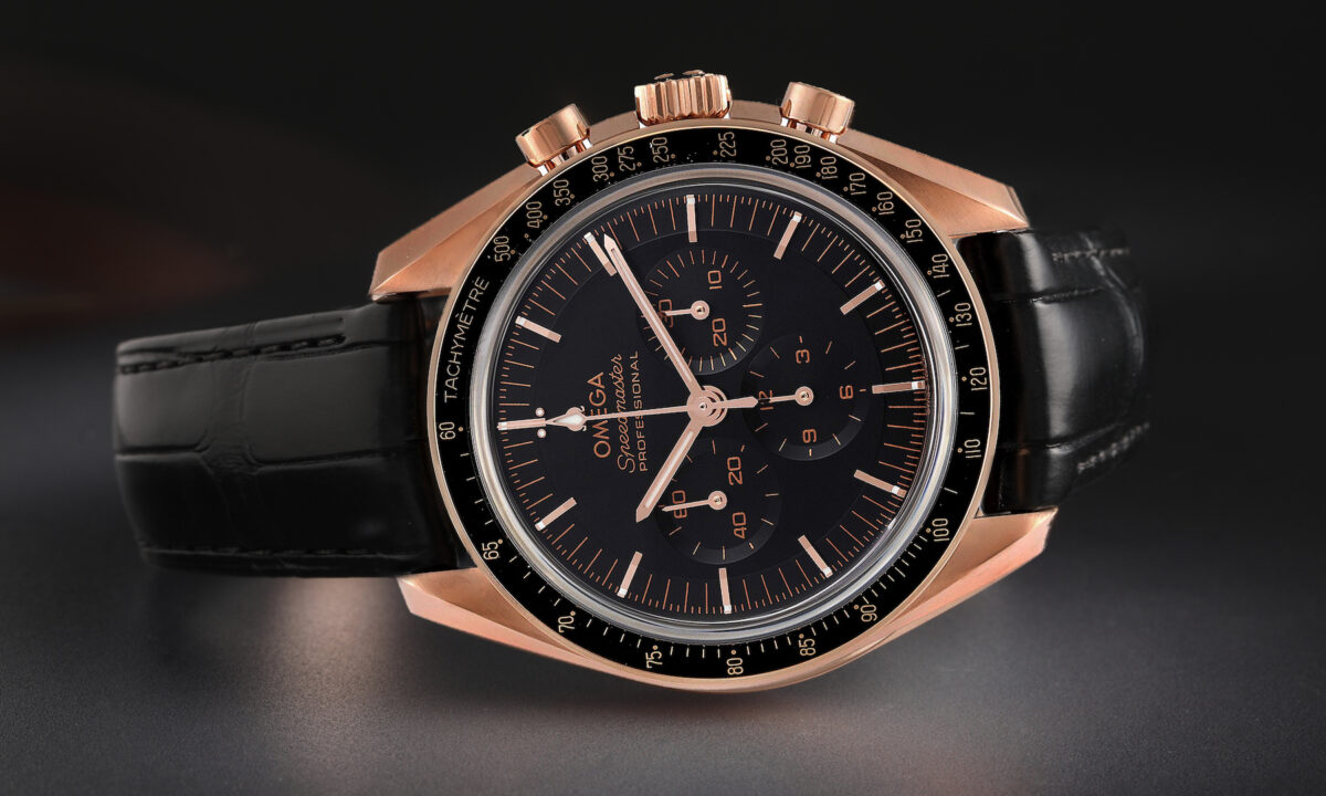 Omega Speedmaster Rose Gold Mens Moonwatch 310.63.42.50.01.001