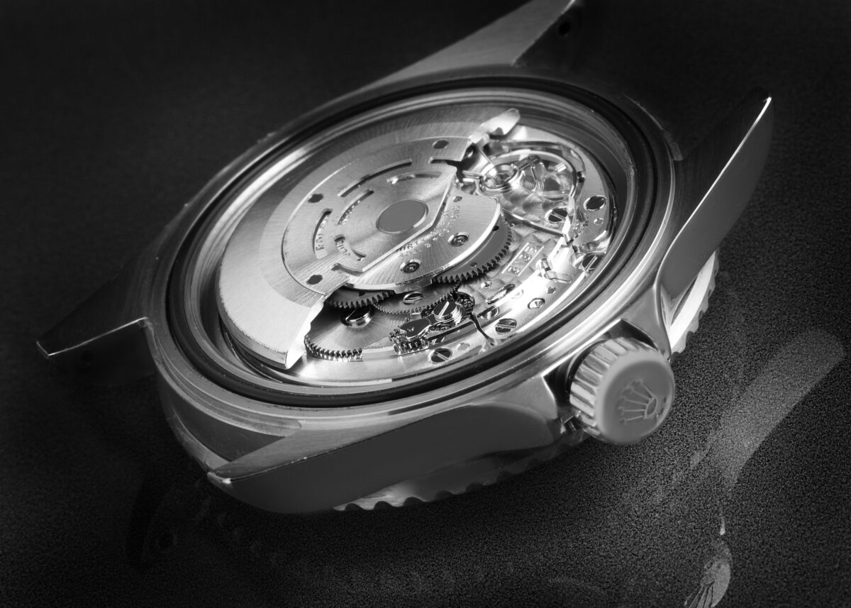 Rolex Caliber 3135 Movement bw