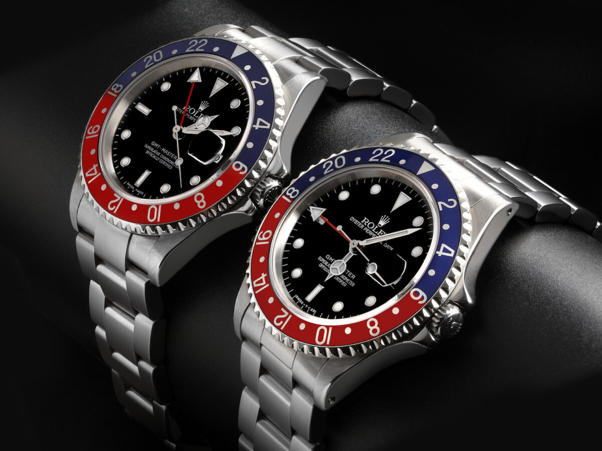 Rolex GMT Master and GMT Master II Pepsi Models