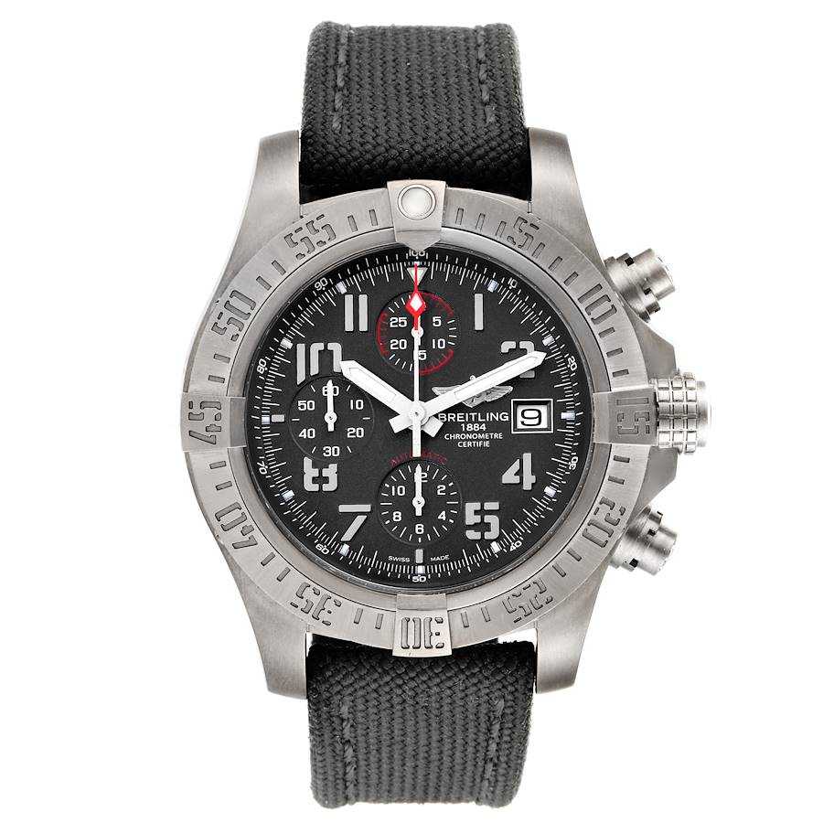 Breitling Avenger Bandit Grey Dial Titanium Mens Watch E13383