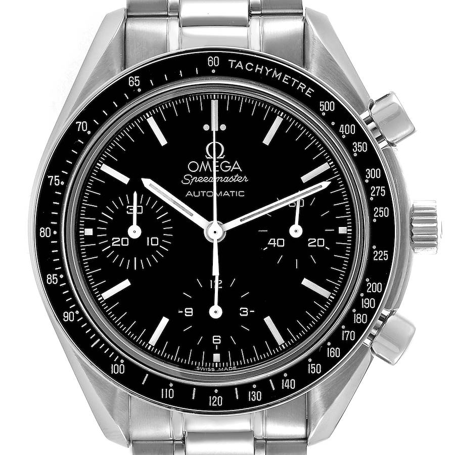 Omega Speedmaster Reduced Chronograph Steel Mens Watch 3539.50.00