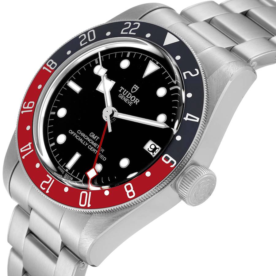 Tudor Heritage Black Bay GMT Pepsi Bezel Steel Mens Watch 79830RB