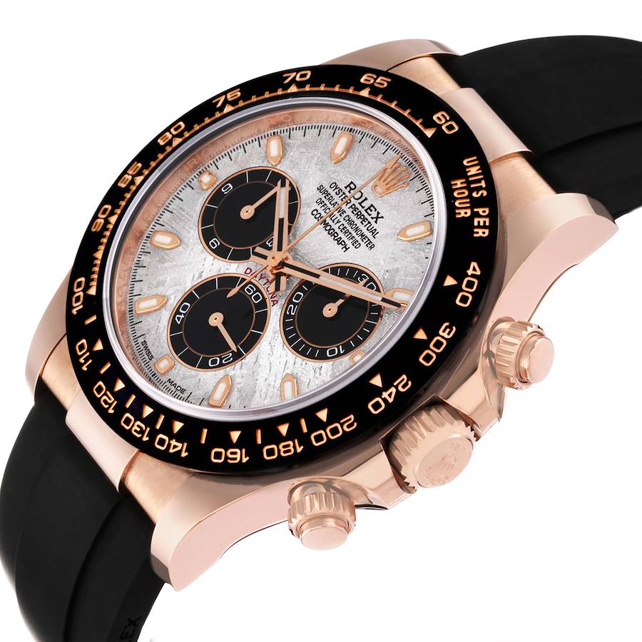 Rolex Cosmograph Daytona Meteorite Dial Rose Gold Mens Watch 116515