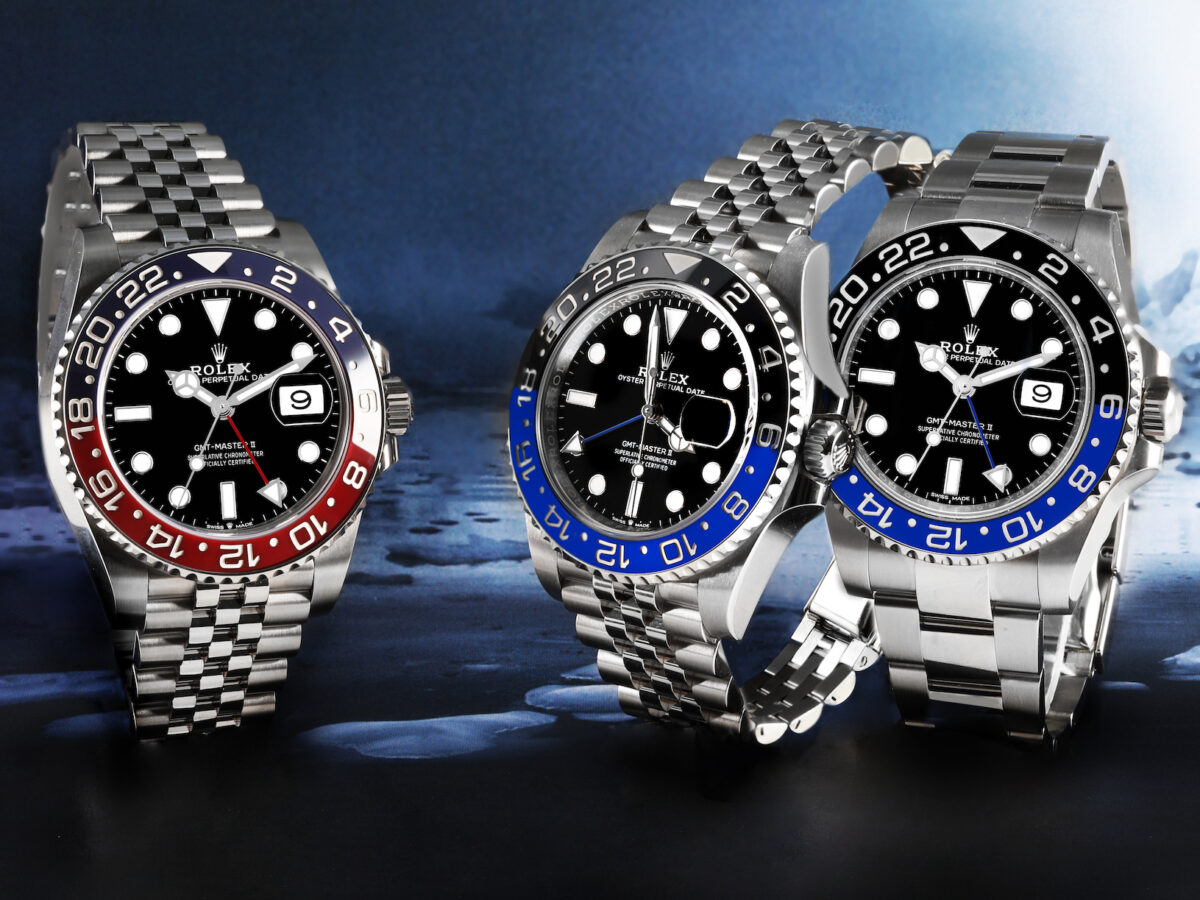 Rolex GMT-Master II Steel Watches - Pepsi, Batman, and Batgirl