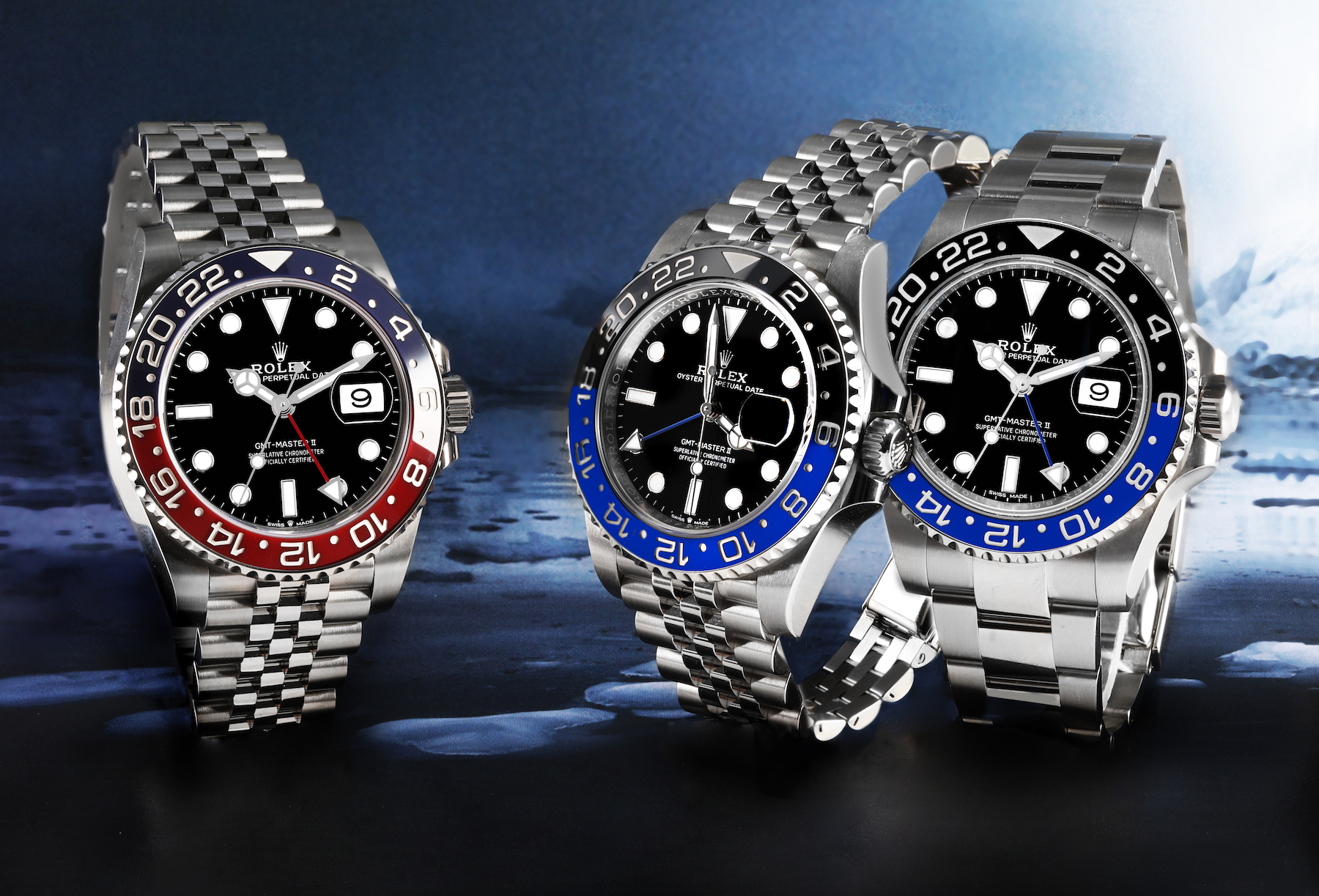 Gmt master pepsi steel best sale