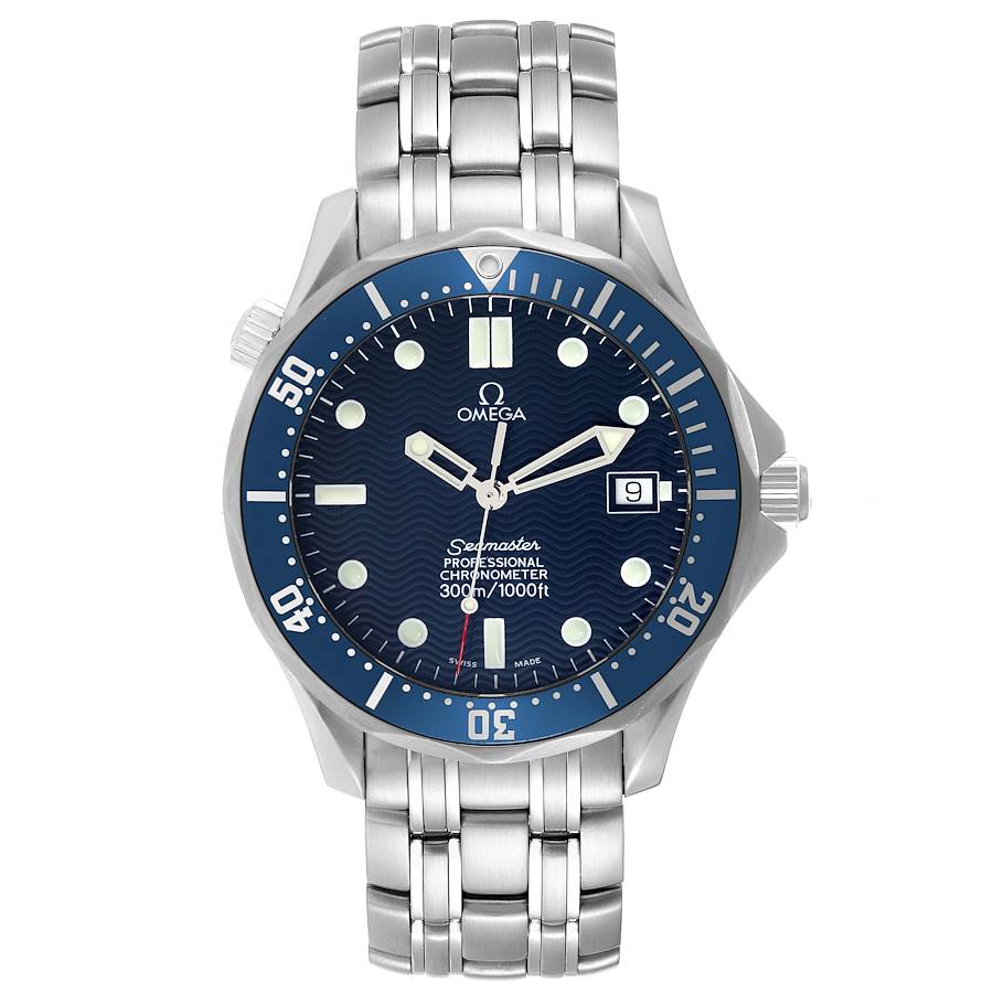 Omega Seamaster Diver 300mm Blue Dial Steel Mens Watch 2531.80.00